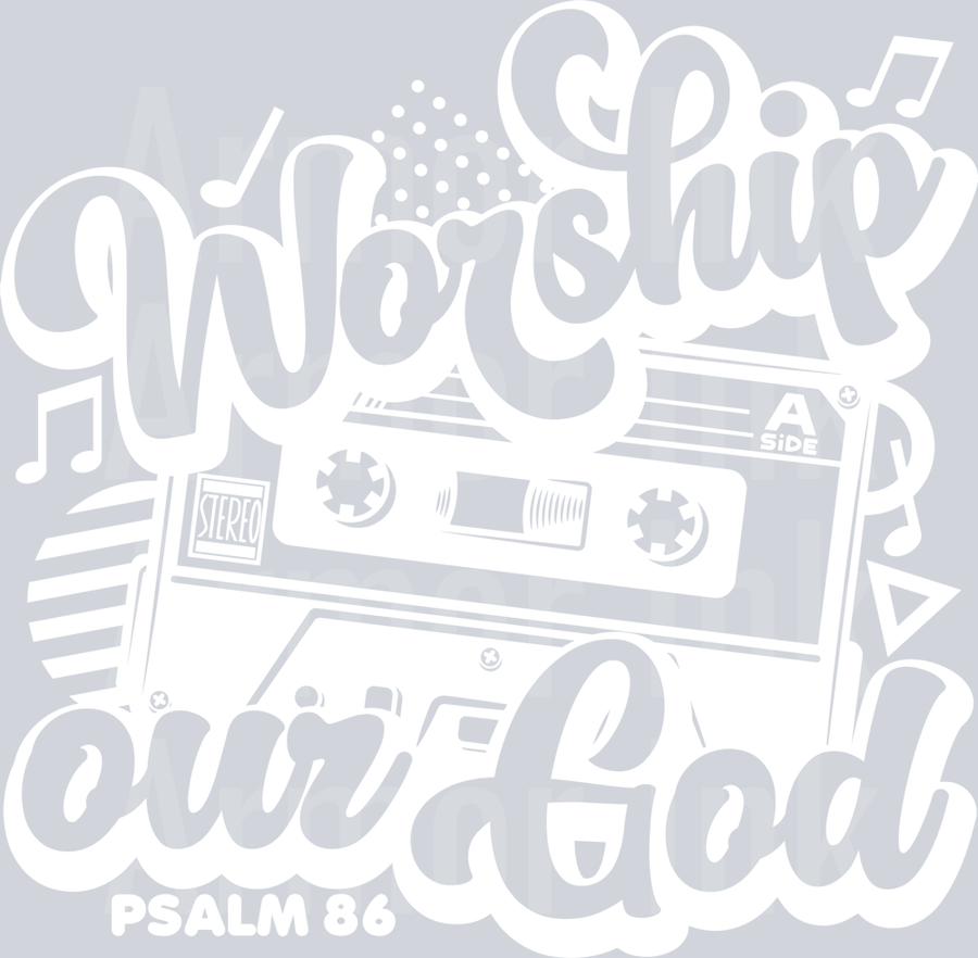 Worship Our God Cassette White