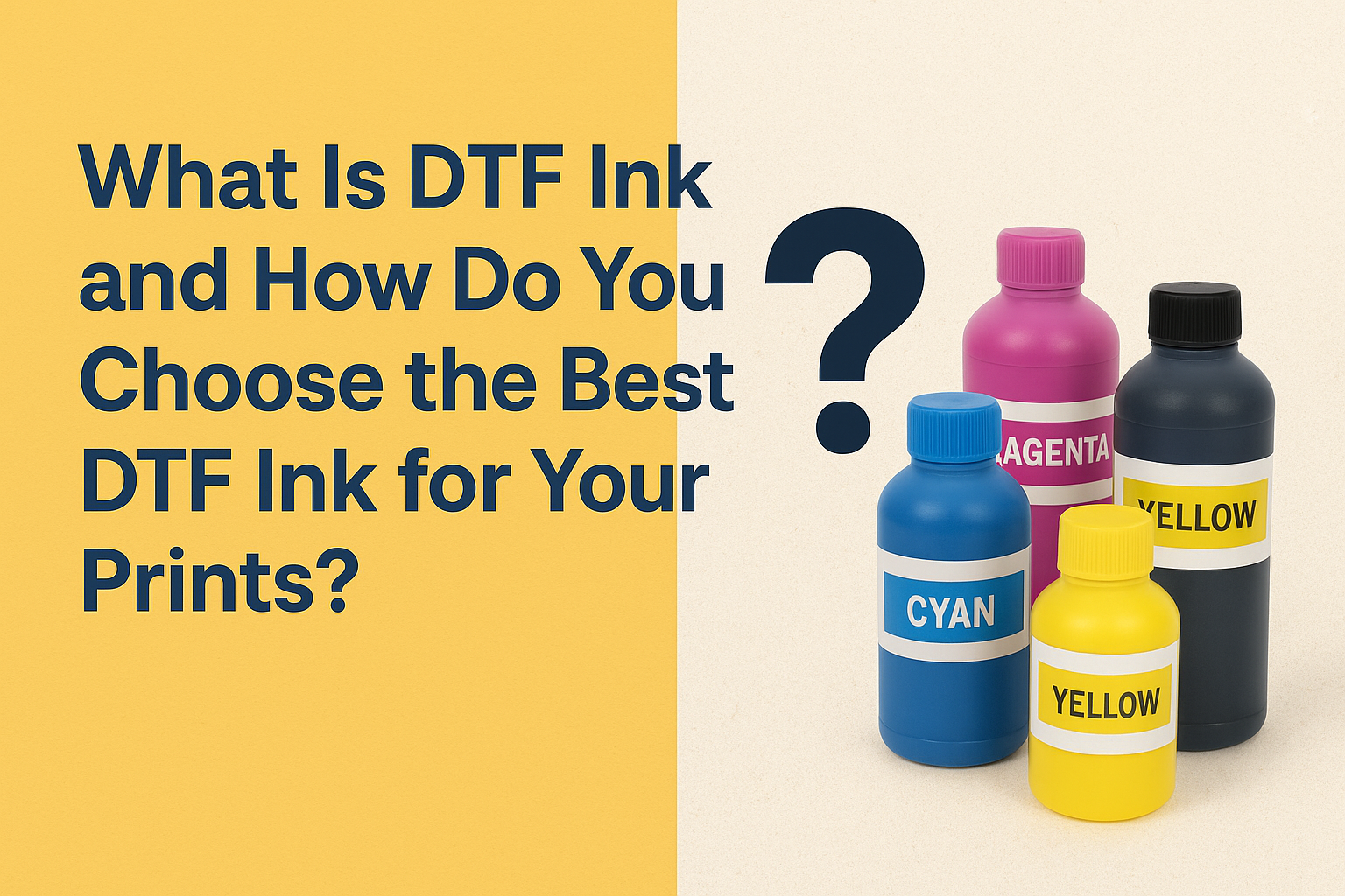 What Is DTF Ink and How Do You Choose the Best DTF Ink for Your Prints?