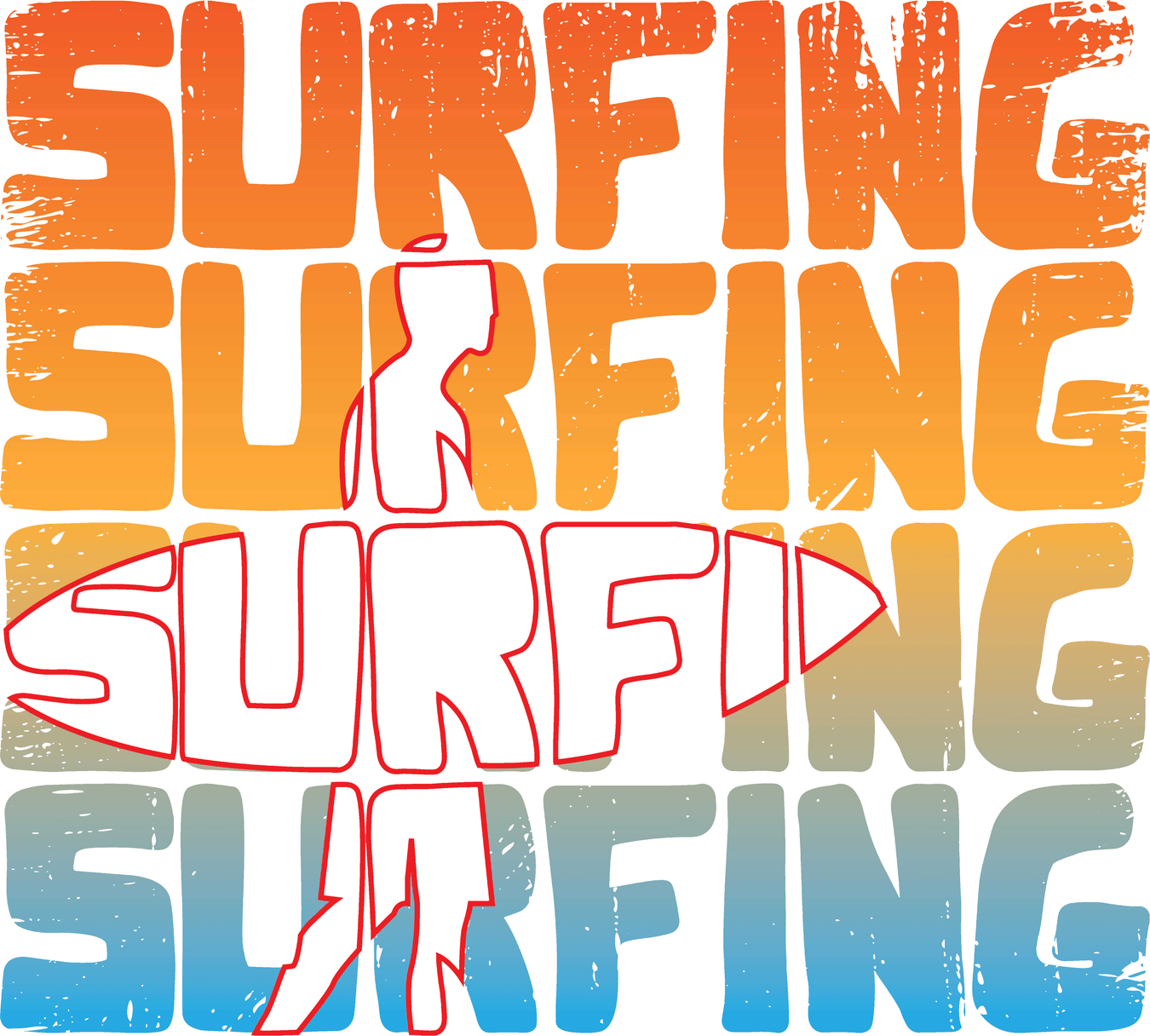 Surfing DTF Transfers - Armor Ink