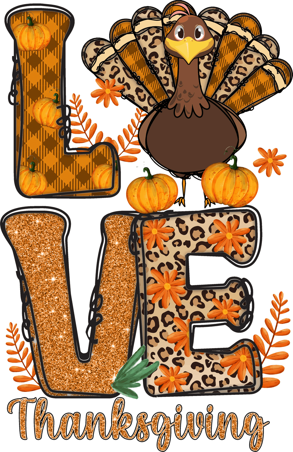 Thanksgiving DTF Transfers - Armor Ink