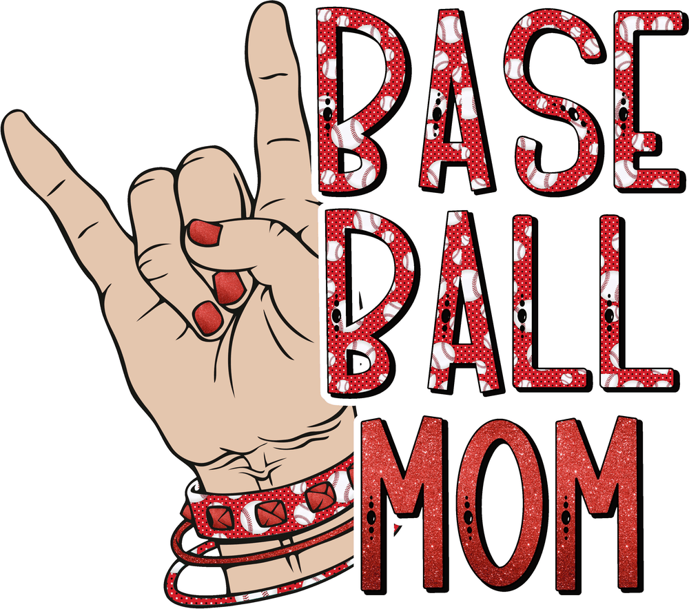 Baseball Mom DTF Transfers - Armor Ink