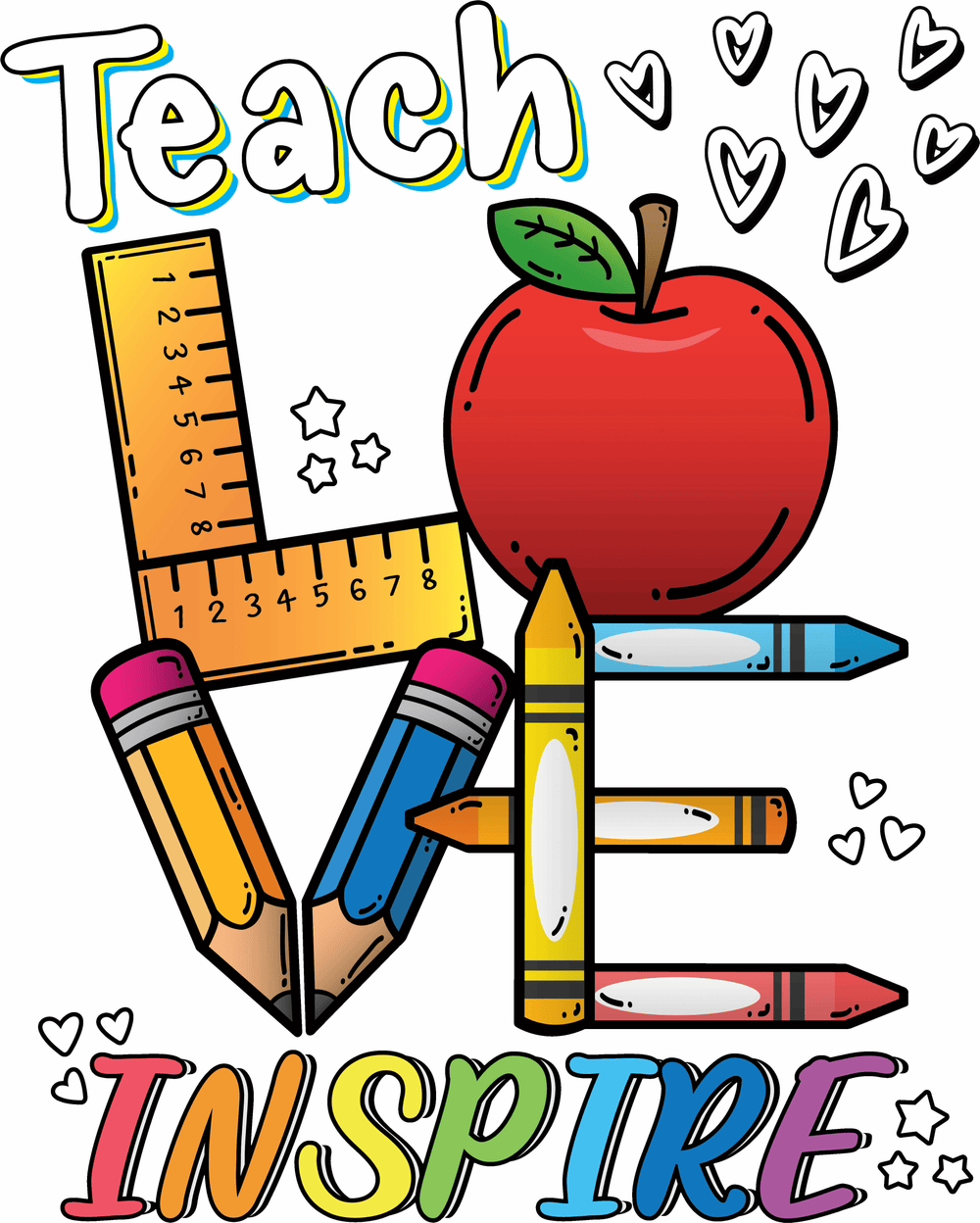 Teacher DTF Transfers - Armor Ink