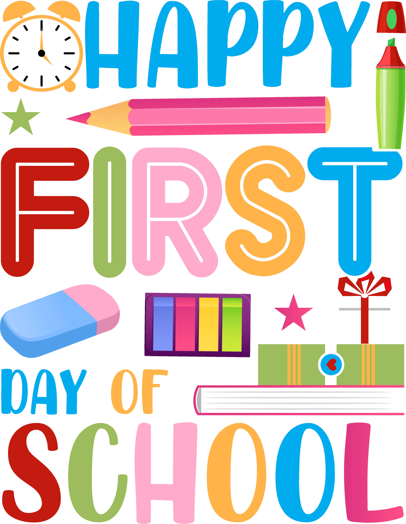 First Day of School DTF Transfers - Armor Ink