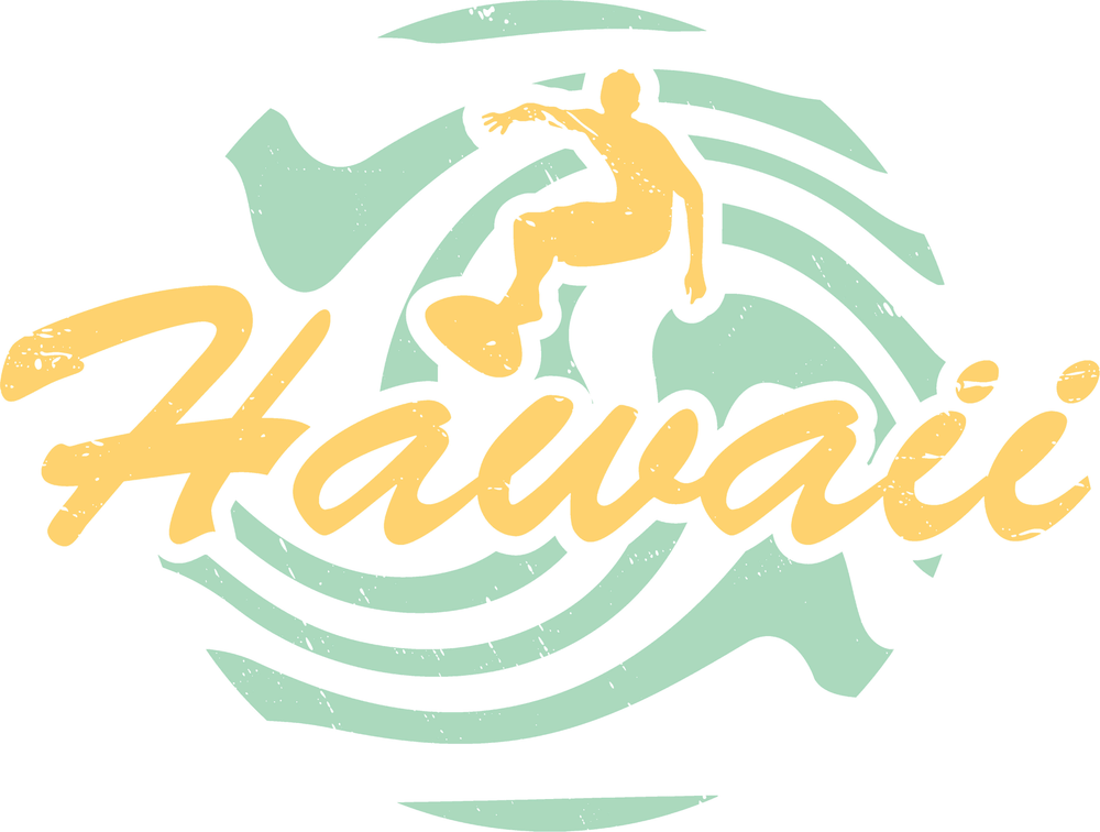 Hawaii Surfing DTF Transfers - Armor Ink