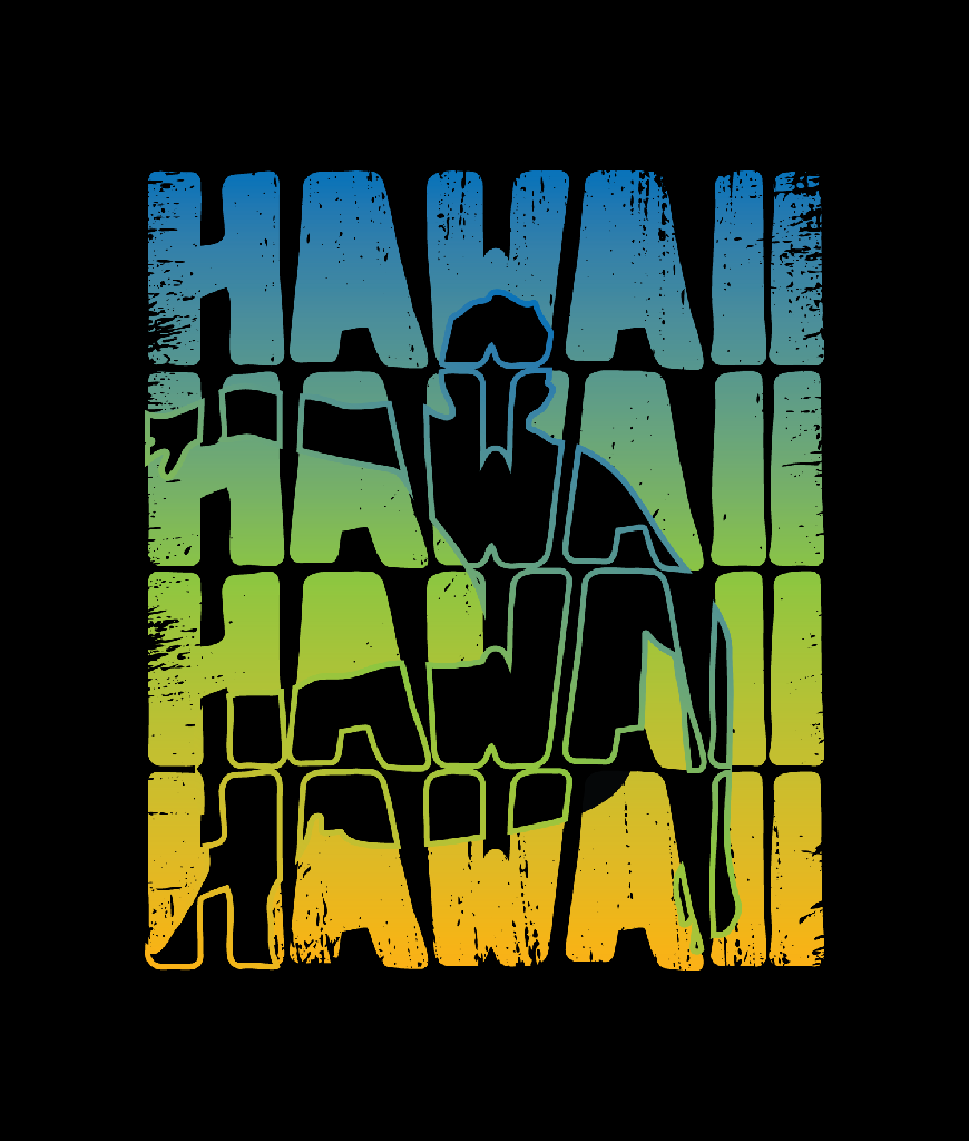 Hawaii Surfing DTF Transfers