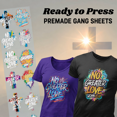 PreMade DTF Gang Sheets | Vibrant, Durable & Ready to Press