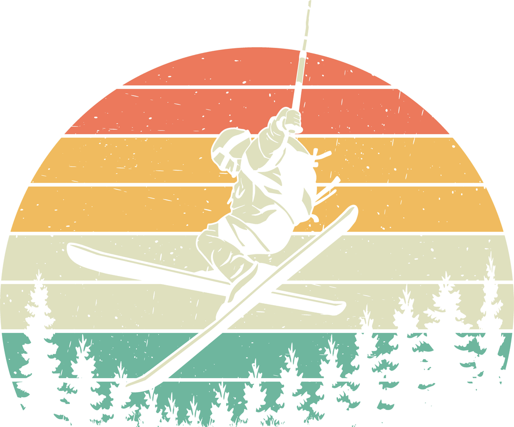 Skiing DTF Transfers - Armor Ink
