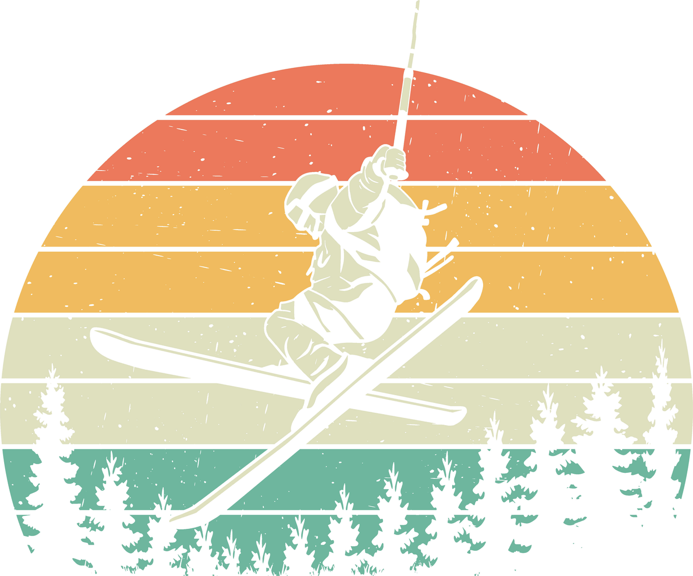 Skiing DTF Transfers - Armor Ink