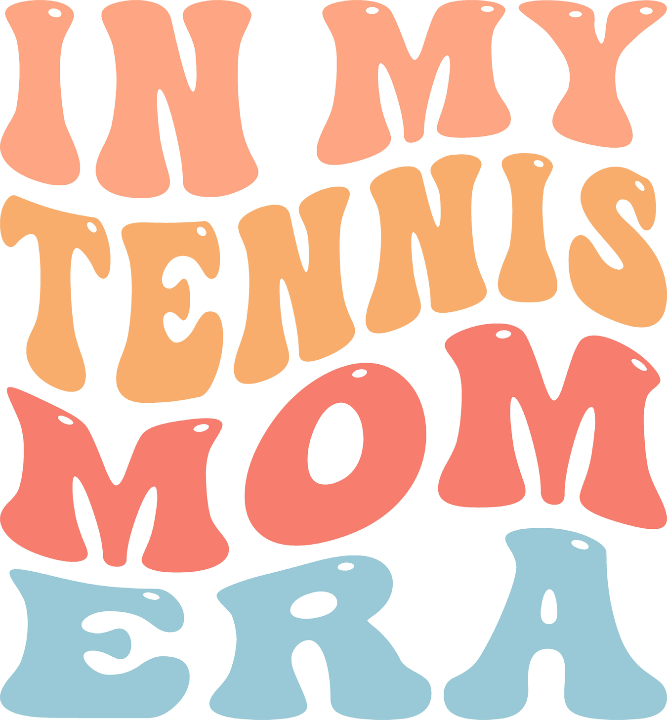 Tennis Mom DTF Transfers