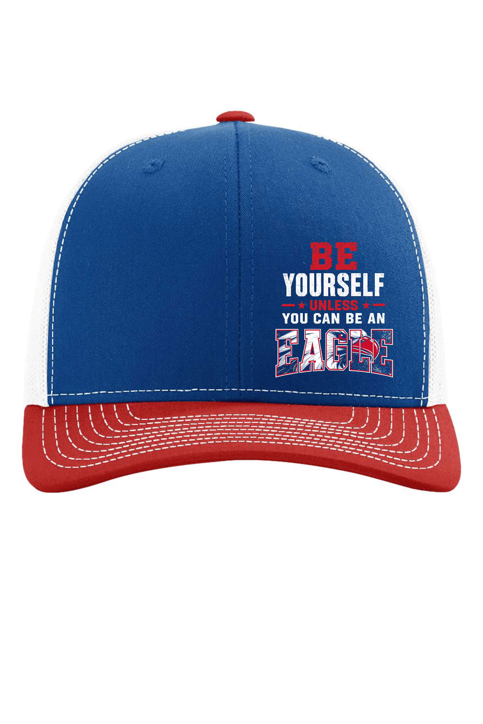 Richardson Snapback Trucker Cap, Printed - Adult - Jr. Eagles