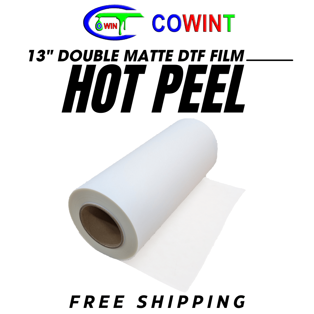 13 Double Matte DTF Film Hot Peel - Cowint