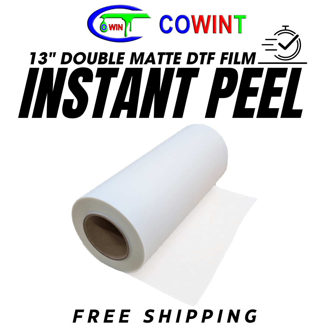13 Double Matte DTF Film - Instant Peel - Cowint
