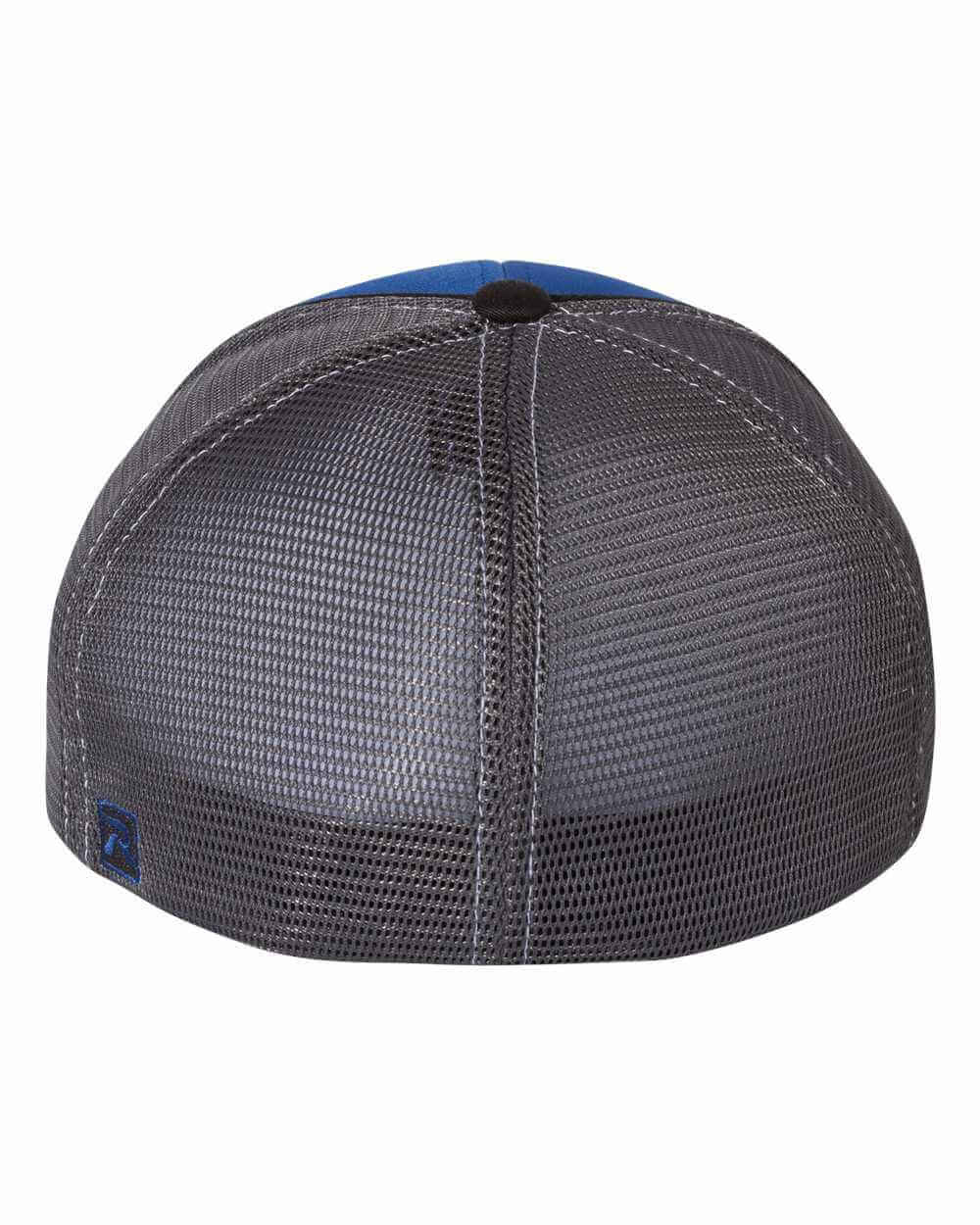 Blue and grey mesh back hat