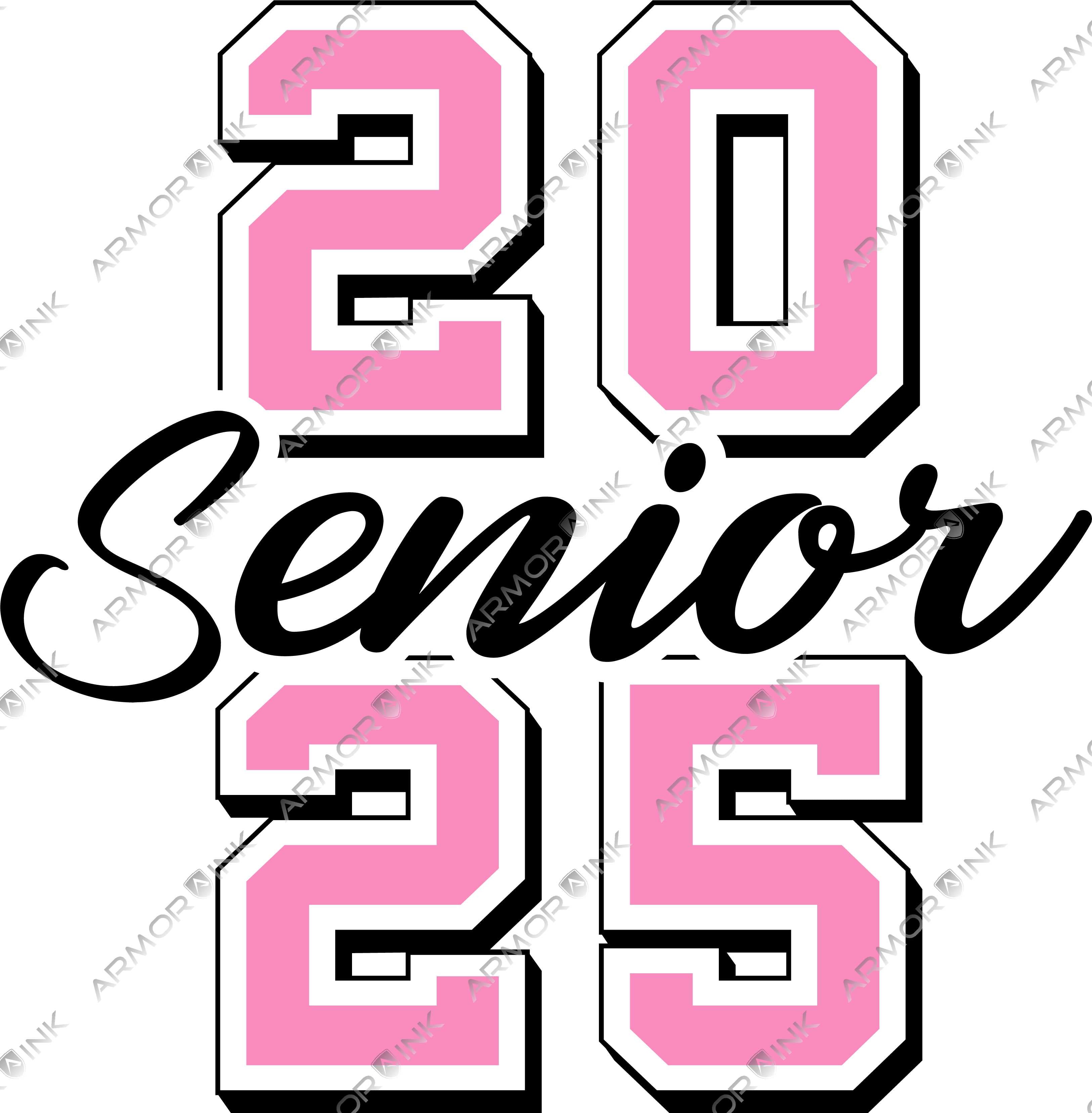 2025 Senior Pink DTF Transfer