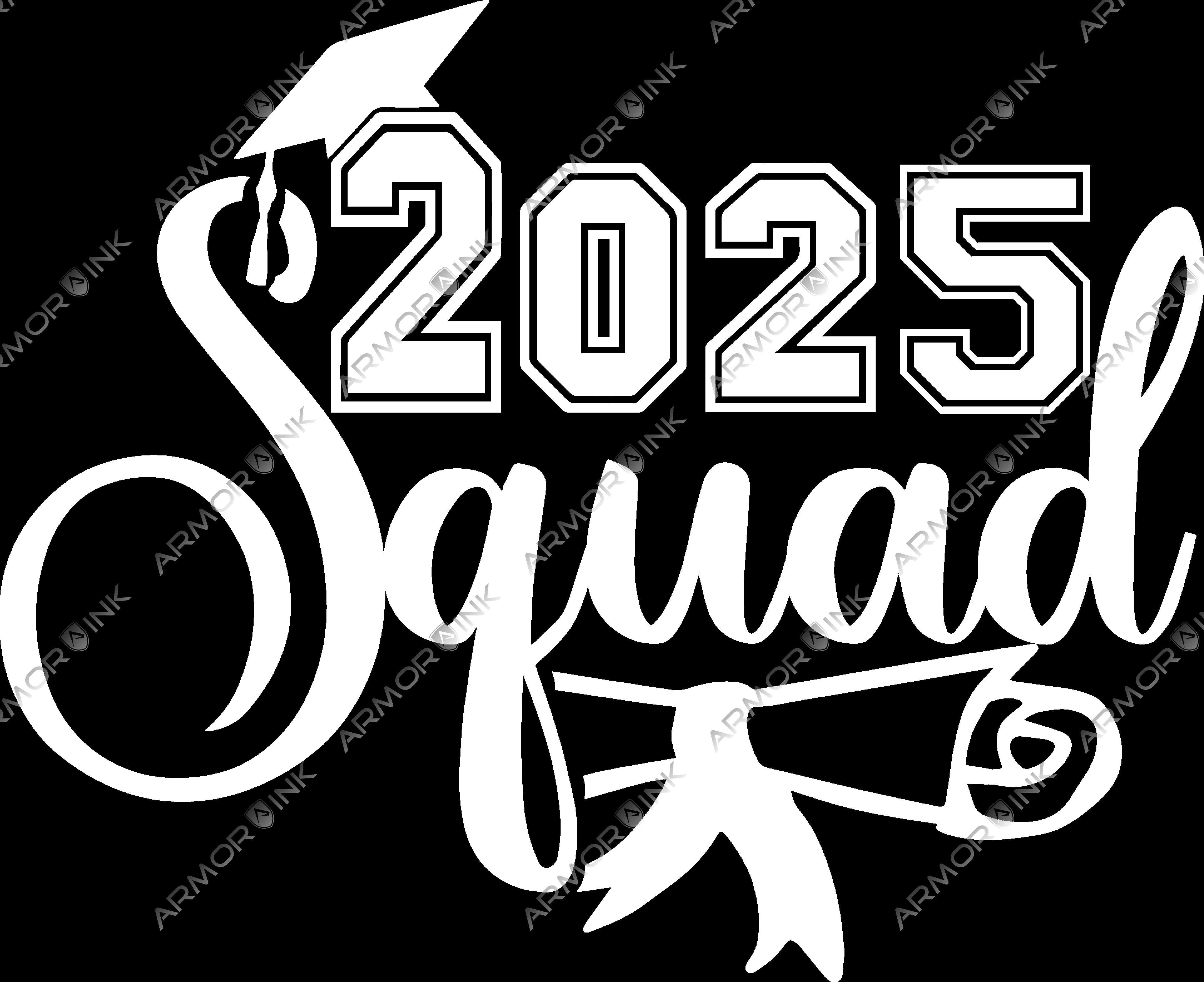 2025 Squad White DTF Transfer