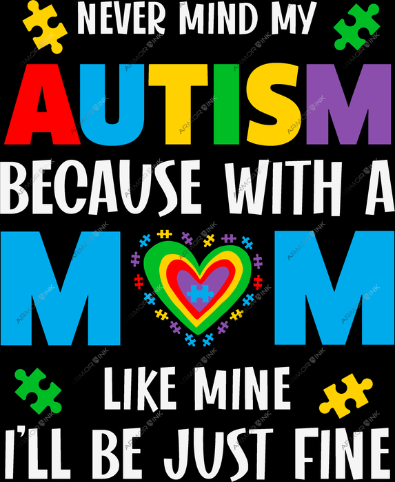 Autism Awareness Mom DTF Transfer