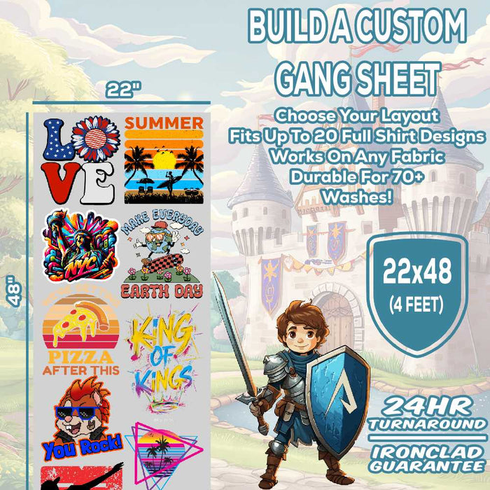 22" Gang Sheet Builder