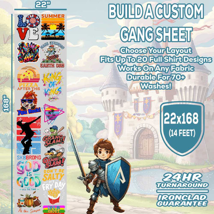 22" Gang Sheet Builder