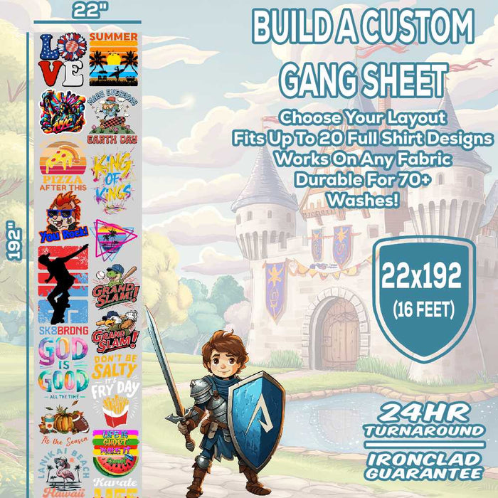 22" Gang Sheet Builder