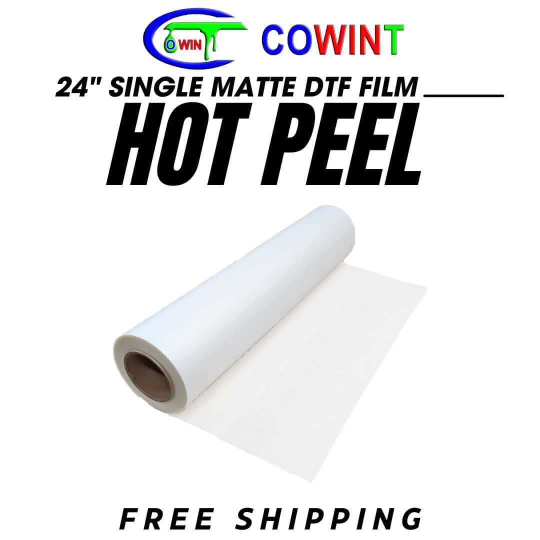 24 DTF Film Hot Peel Single Matte