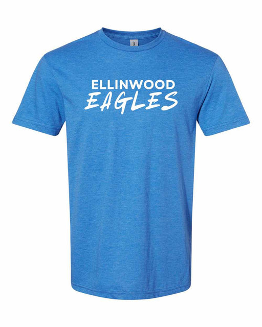 Ellinwood Eagles blue t-shirt front
