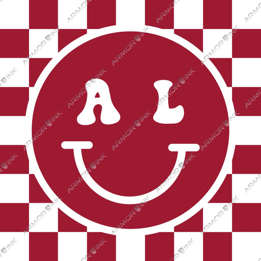 Alabama Checker Smile DTF Transfer