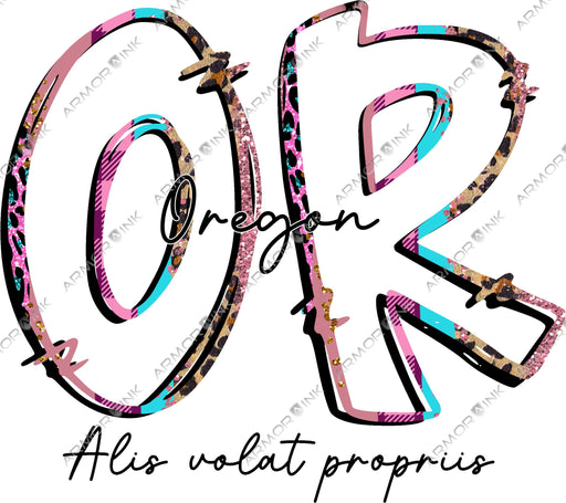 Alis Volat Propriis Oregon DTF Transfer