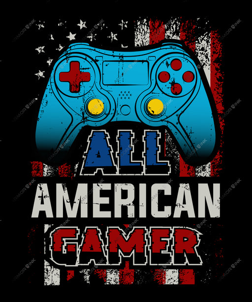 All American Gamer DTF Transfer