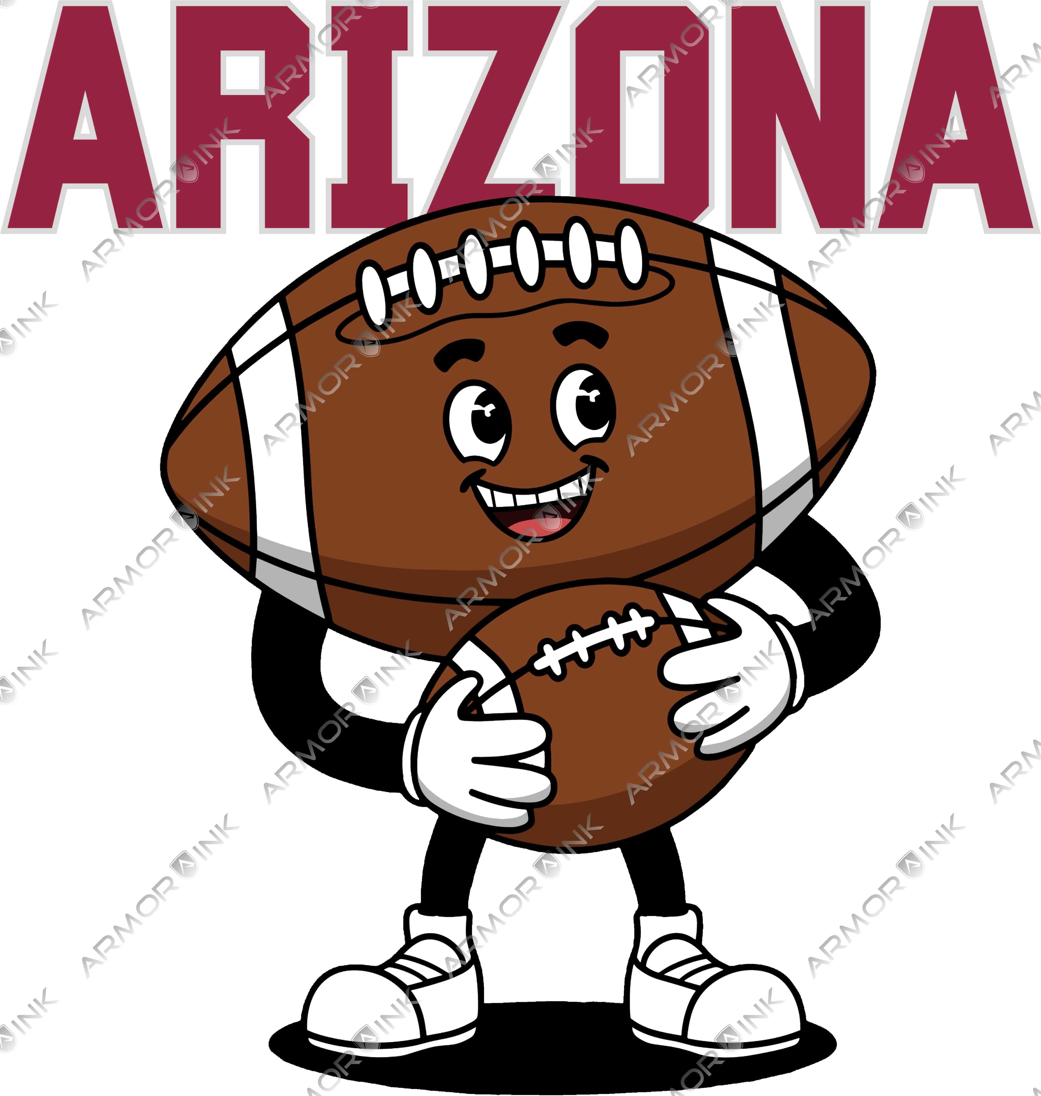 Arizona Football Kids DTF Transfer