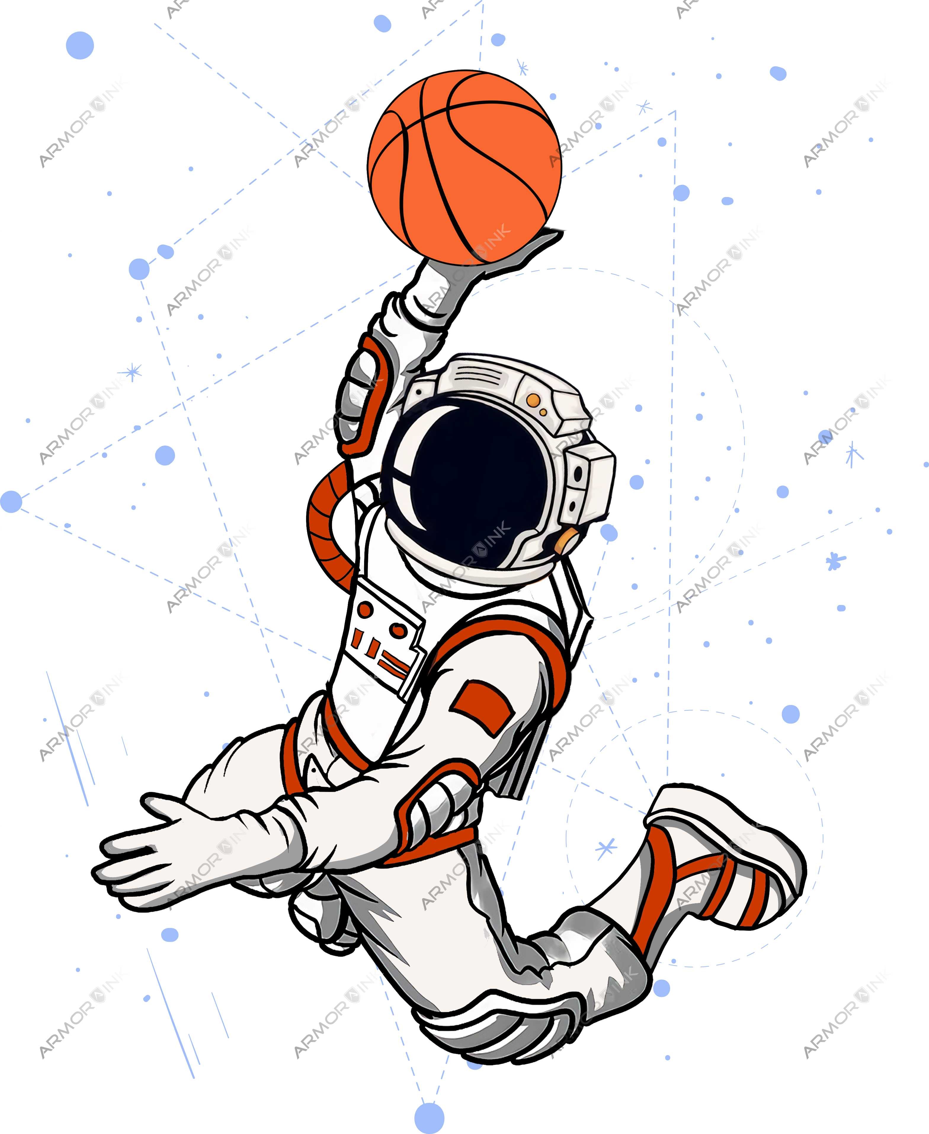 Astronaut Dunk DTF Transfer