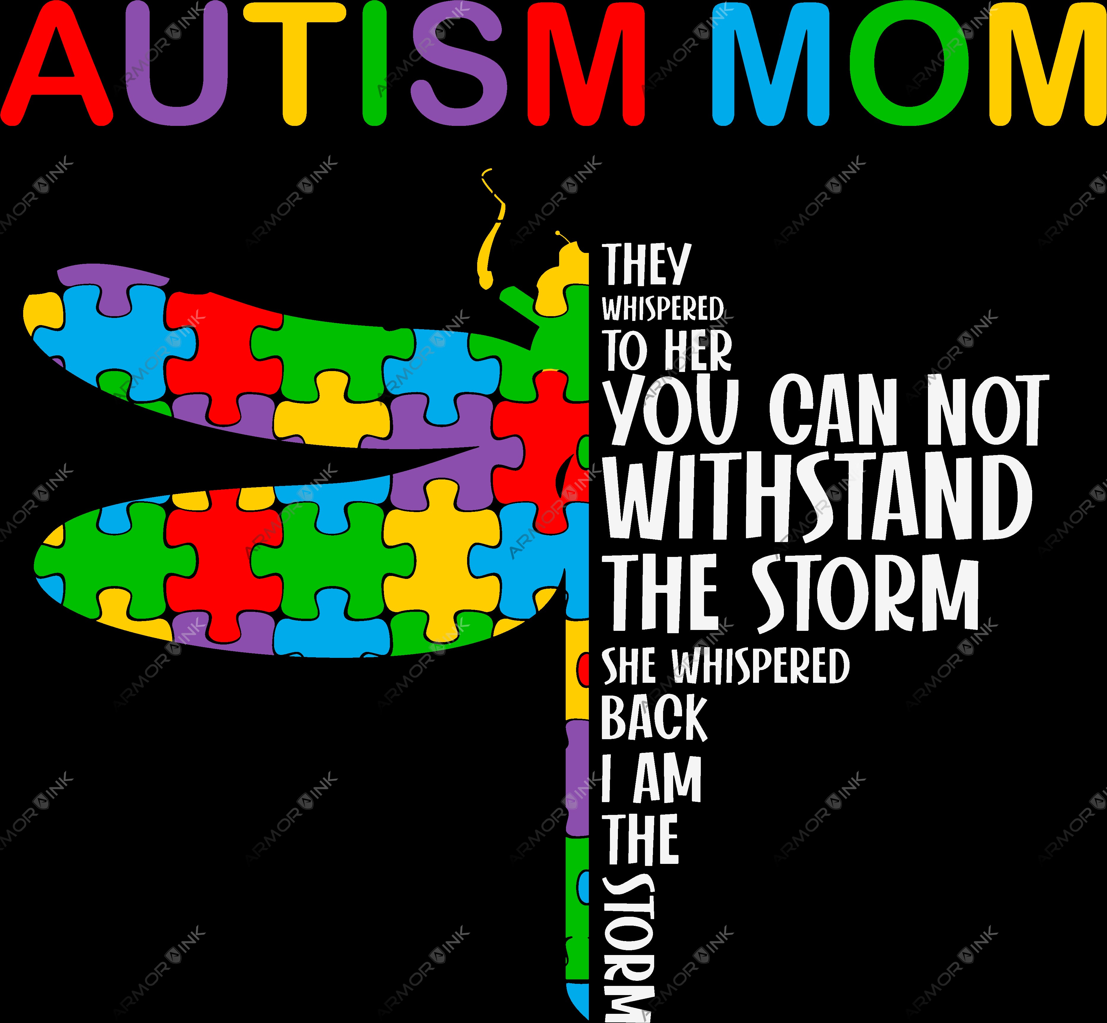 Autism Awareness Mom DTF Transfer