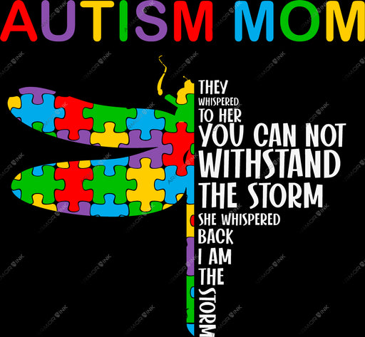 Autism Awareness Mom DTF Transfer