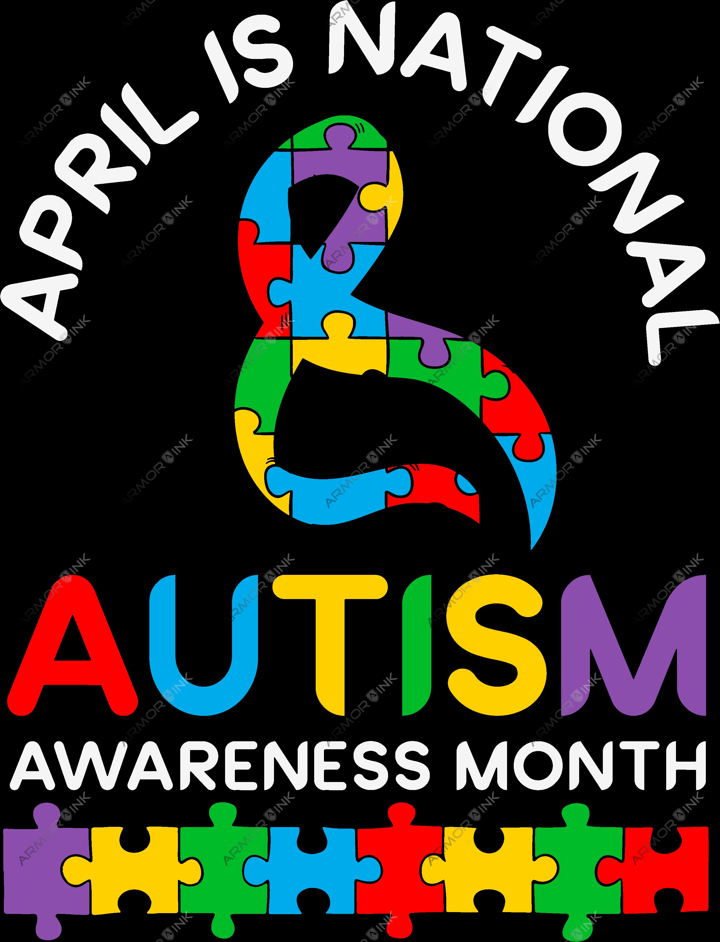 Autism Awareness Month DTF Transfer