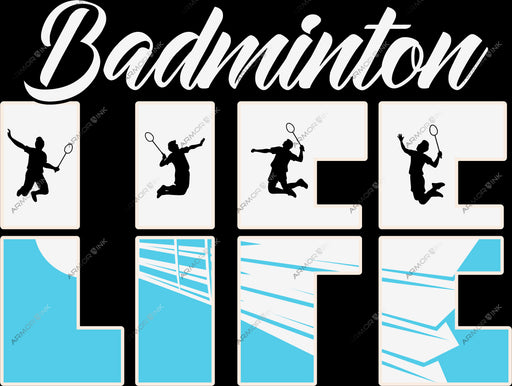 Badminton Life DTF Transfer