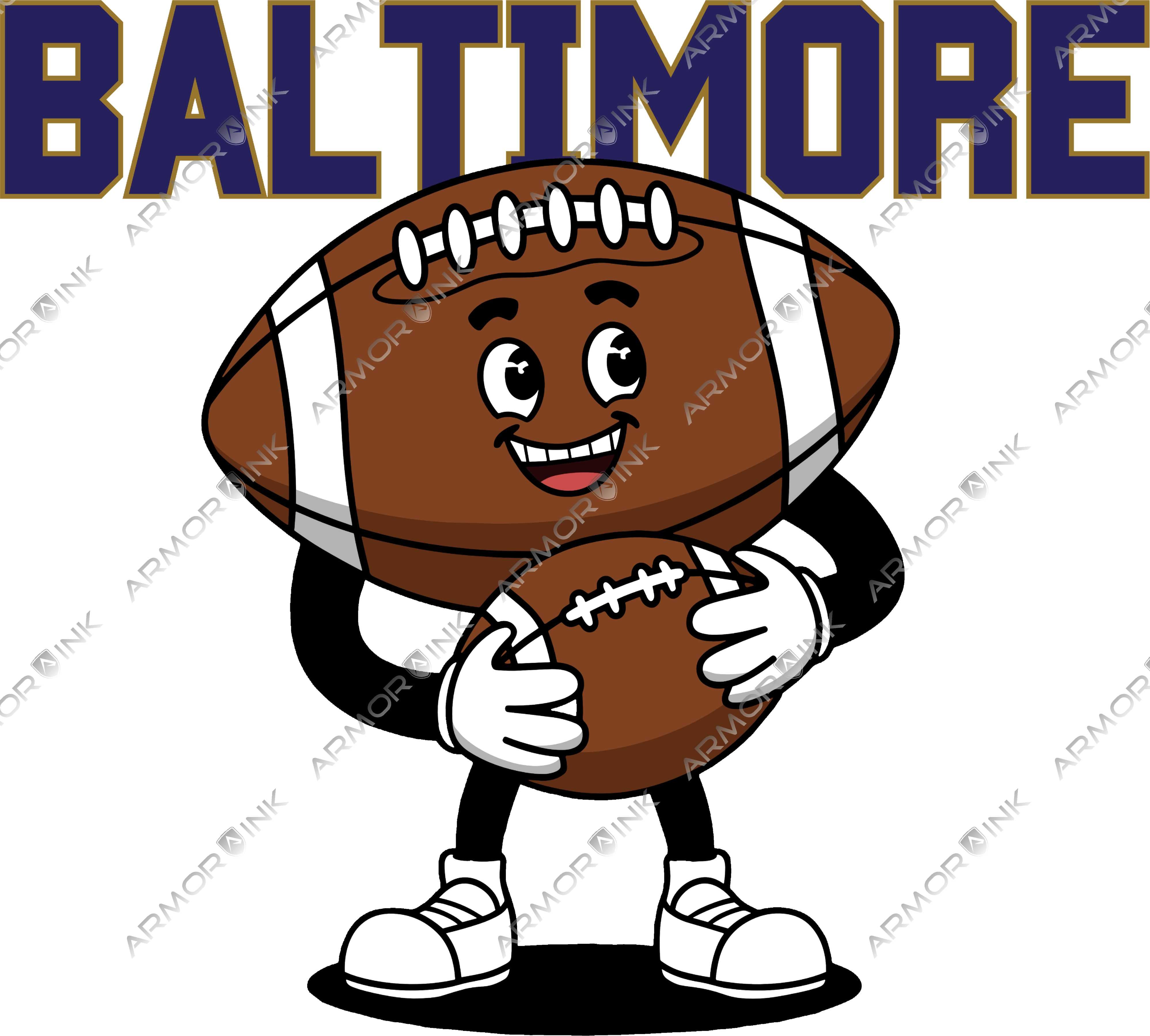 Baltimore Football Kids DTF Transfer