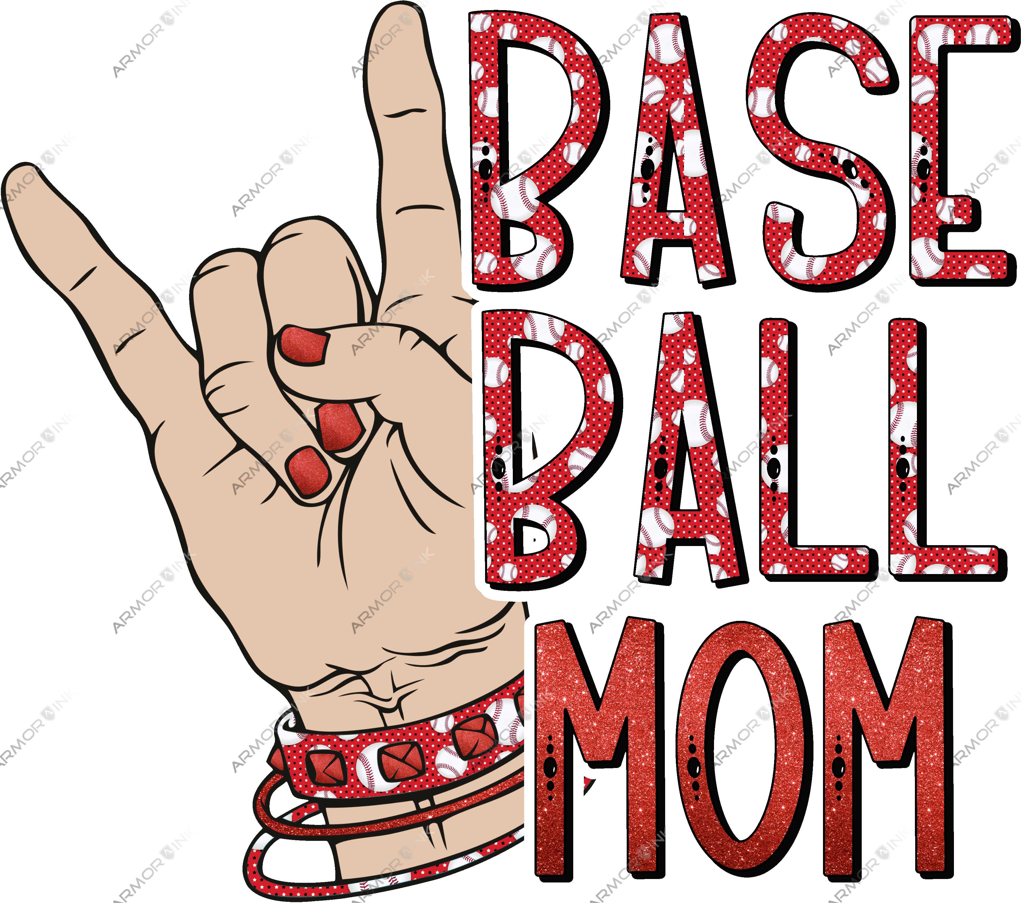 Baseball Mom DTF Transfer