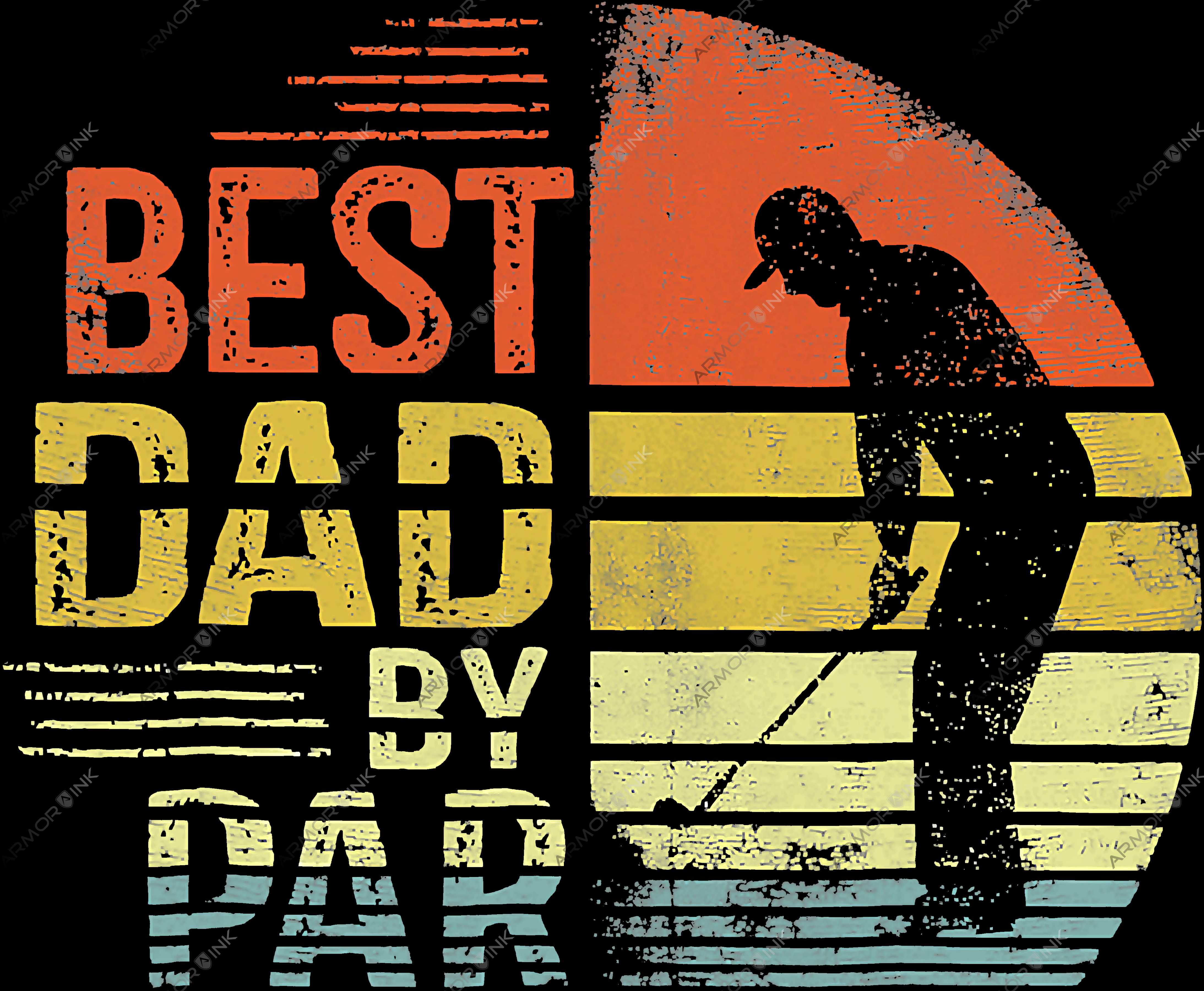 Best Dad By Par DTF Transfer