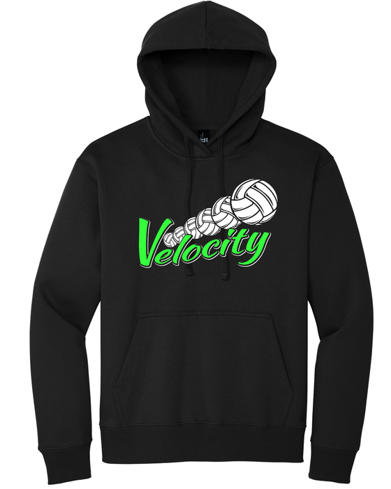 District® V.I.T.™ Fleece Hooded Sweatshirt - Velocity Volleyball Armor Ink