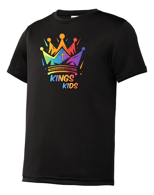 100% Polyester Sport-Tek® Competitor™ Tee Youth/Adult- Kings Kids