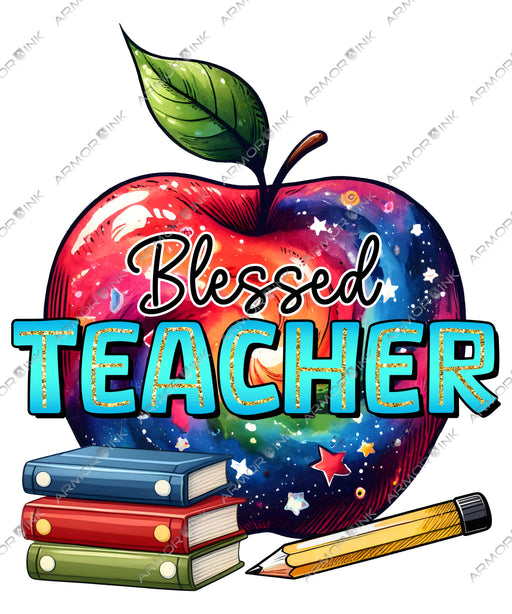 Blessed Teacher DTF Transfer