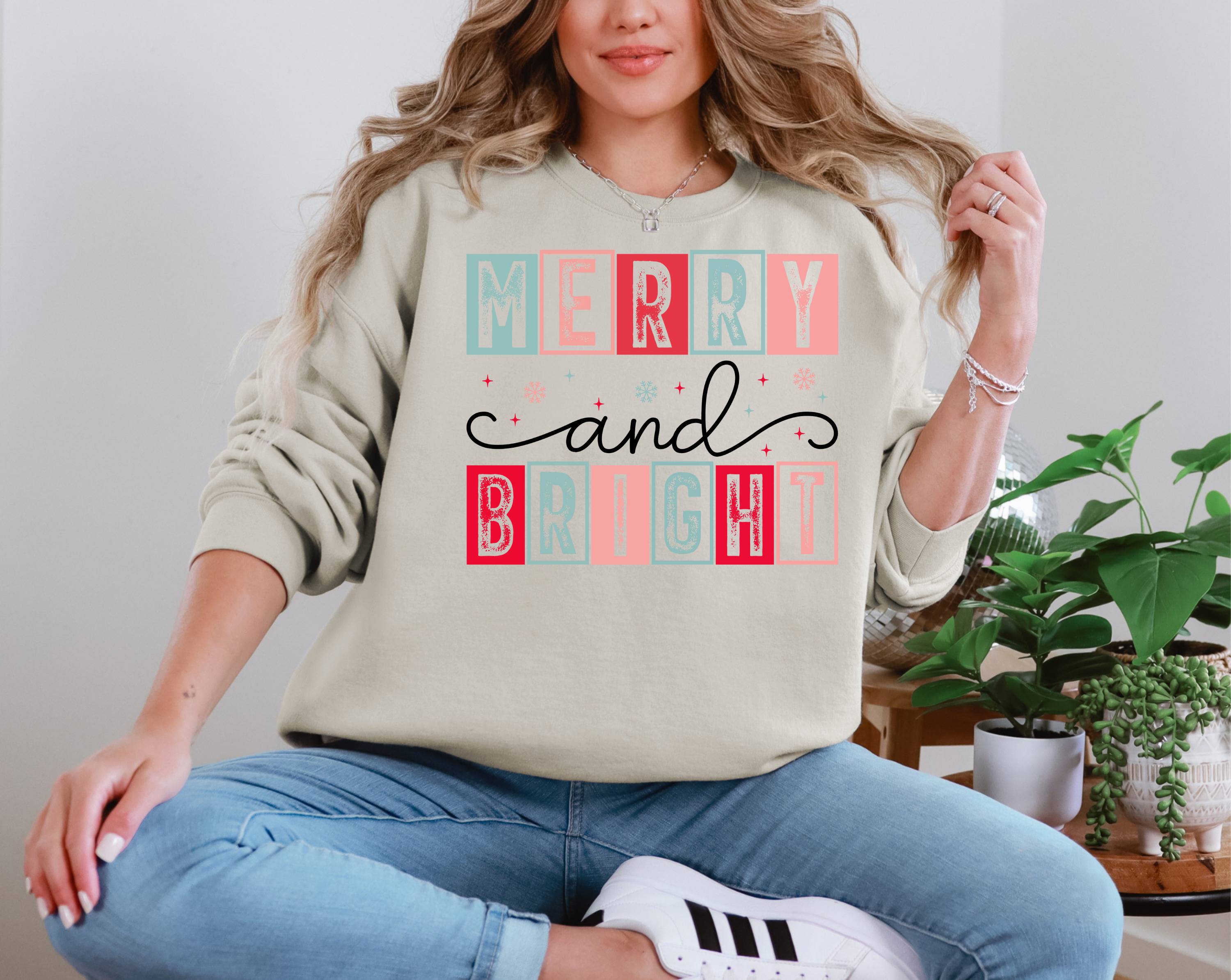 Boho Christmas Merry And Bright