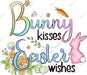 Bunny Kisses Easter Wishes DTF Transfer
