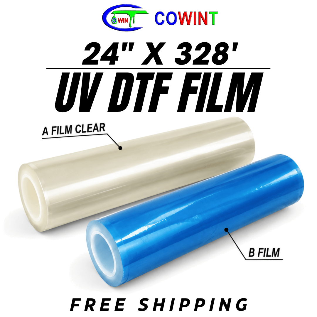 UV DTF PREMIUM CLEAR FILM A+B SET 24" x 328ft