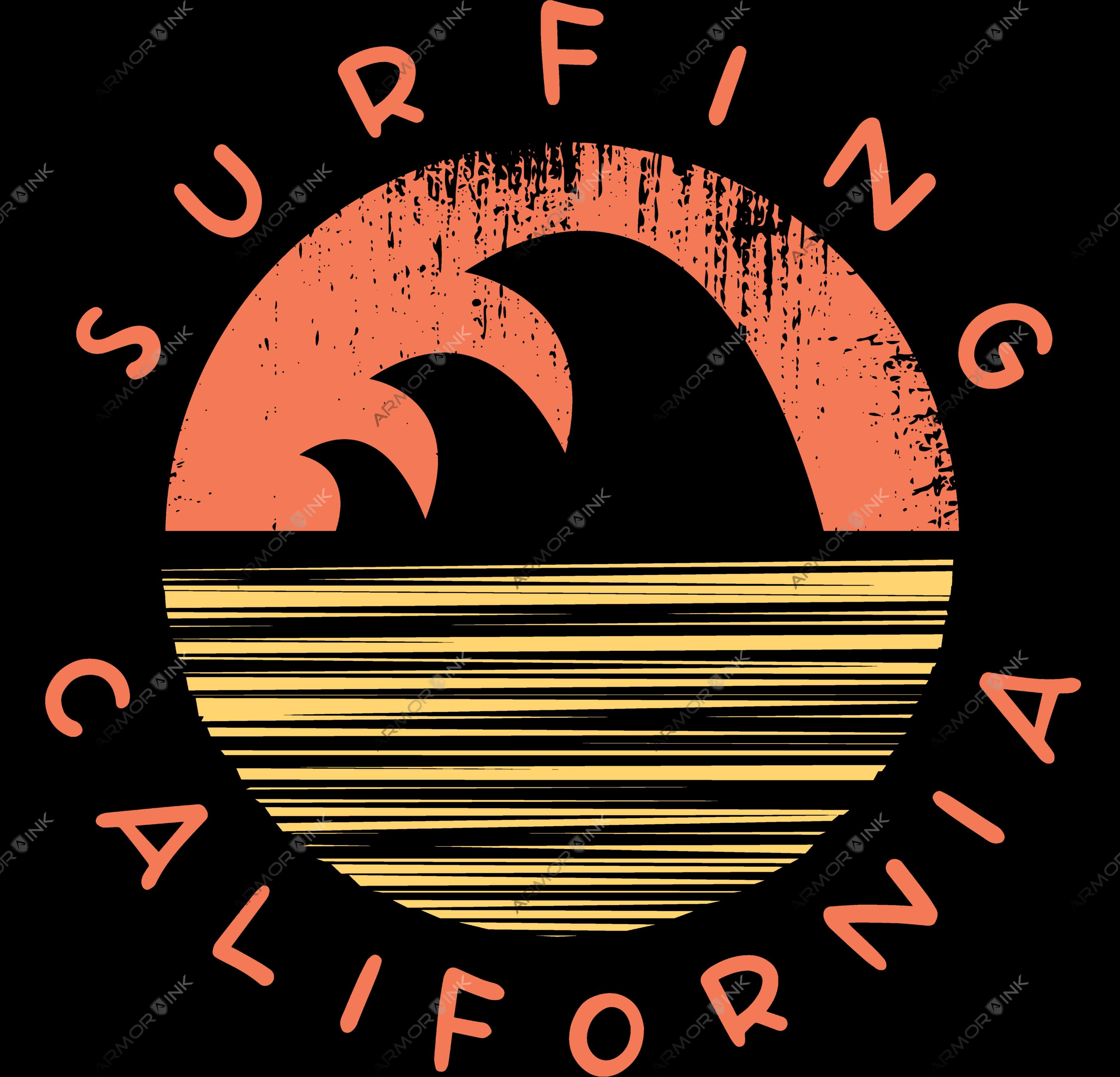 California Surfing DTF Transfer