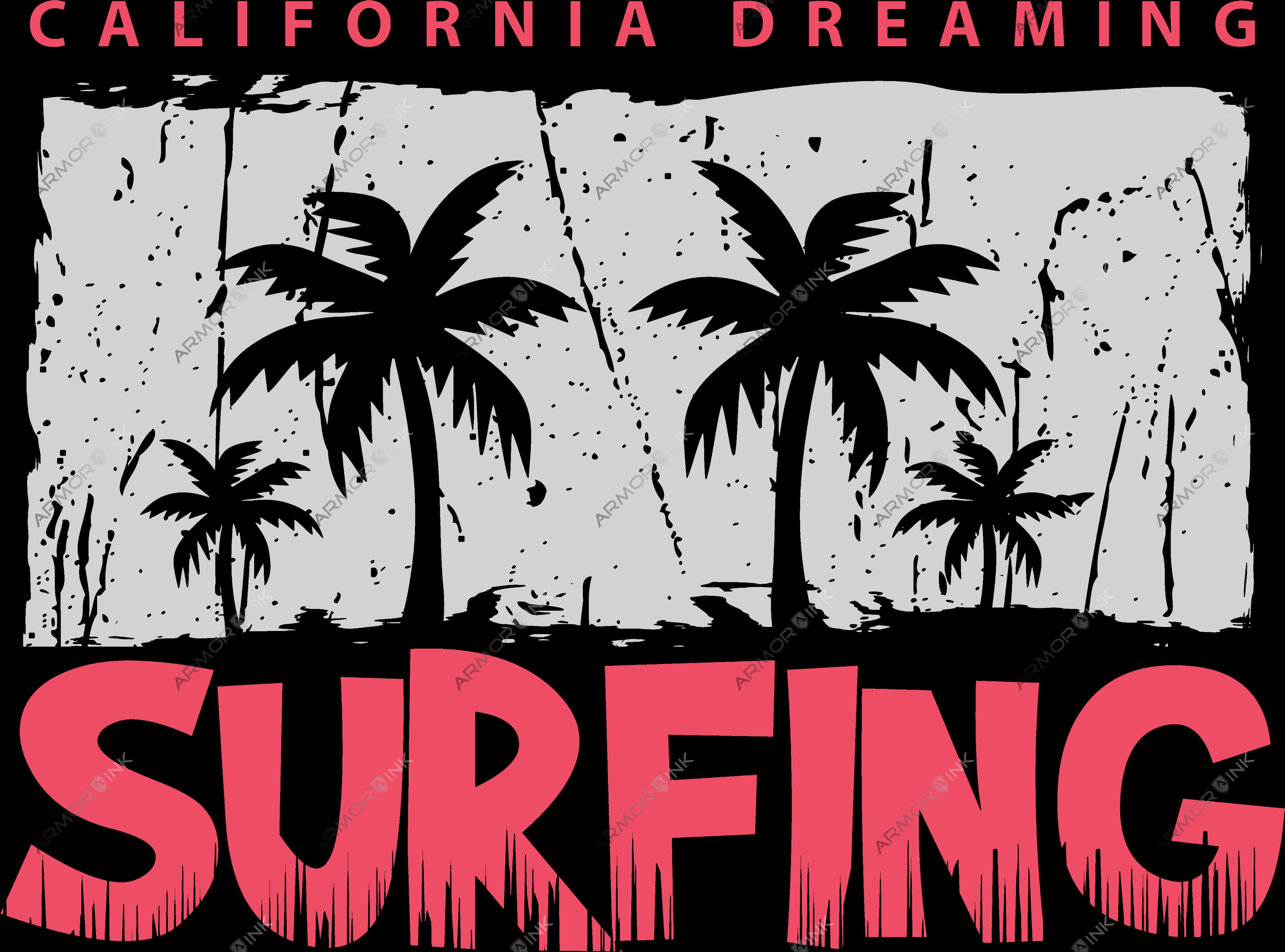 California Surfing DTF Transfer