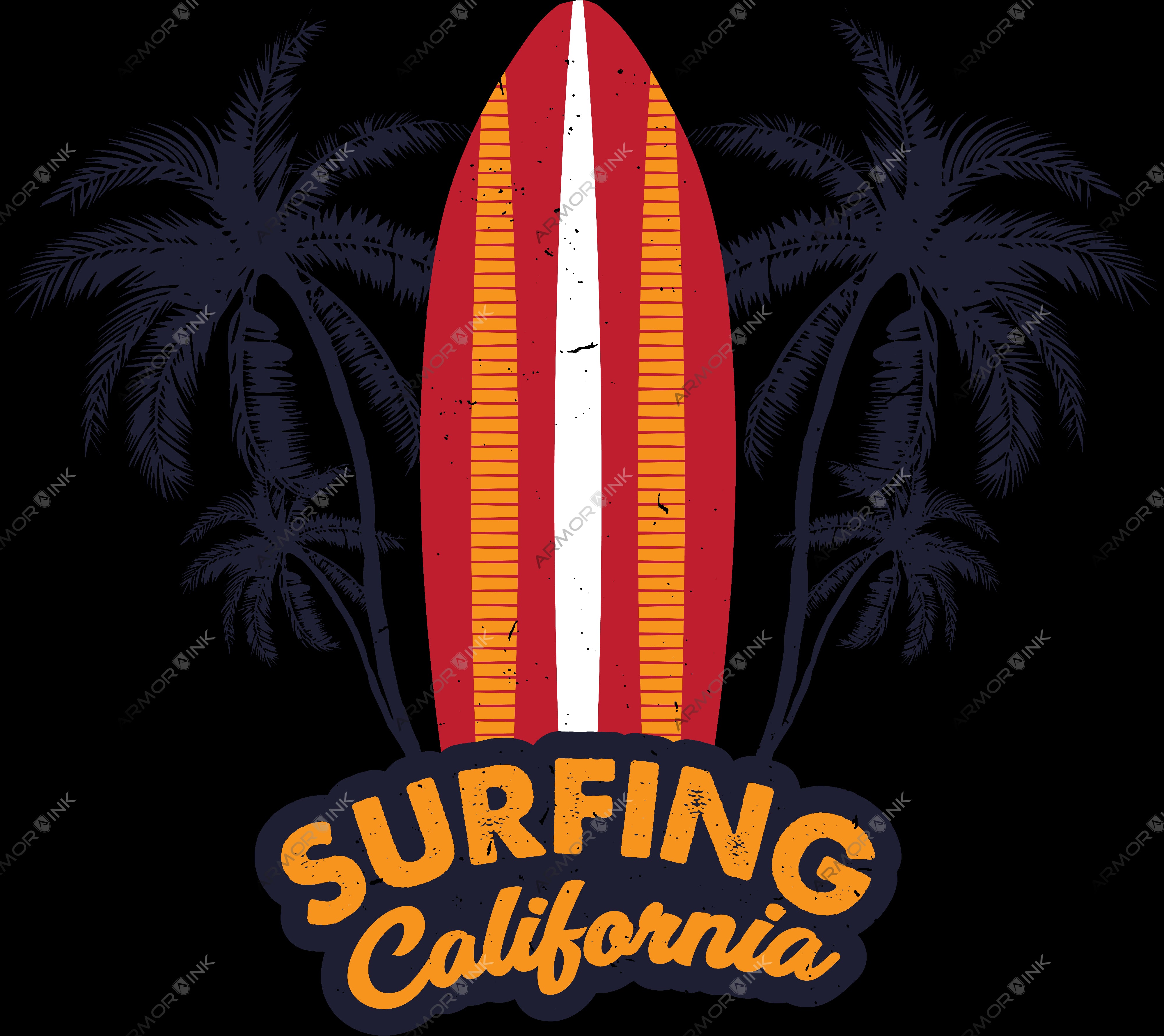 California Surfing DTF Transfer