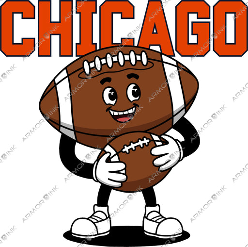 Chicago Football Kids DTF Transfer