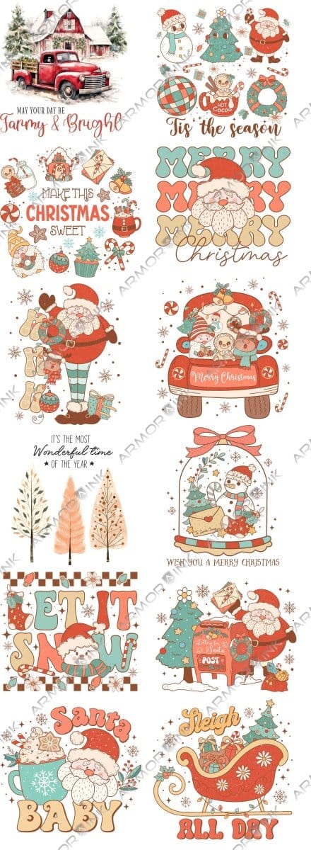 Christmas Pre - made 5 Foot (22x60) DTF Gang Sheet - Armor InkArmor InkArmor Ink4324 - 1119544387870Christmas Pre - made 5 Foot (22x60) DTF Gang Sheet