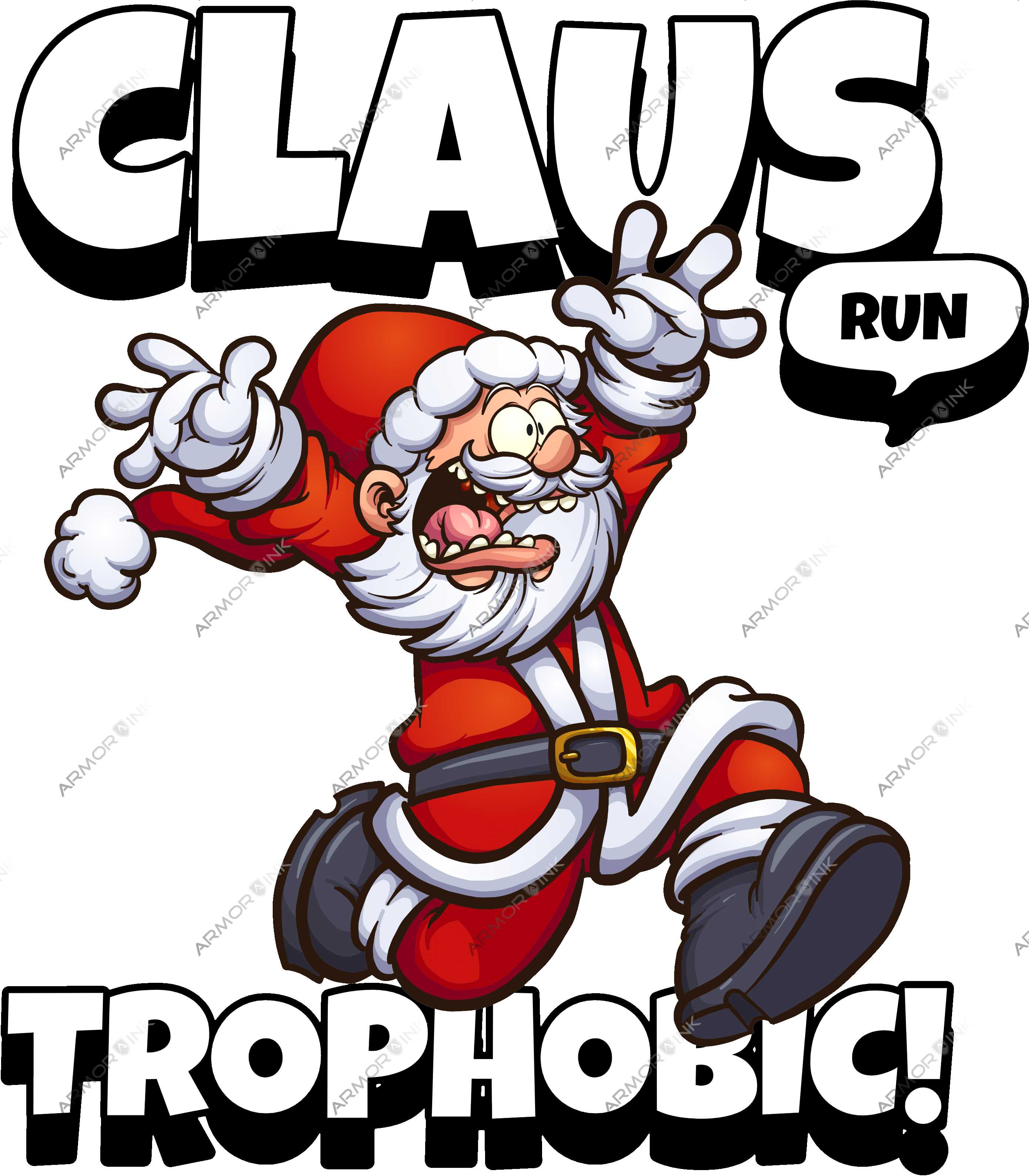 Claus Trophobic DTF Transfer