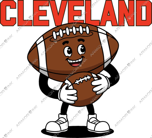 Cleveland Football Kids DTF Transfer